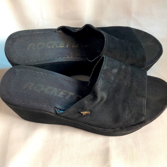 Rocket dog platform slip on wedges excelC Wom9 1/2 - Picture 4 of 5